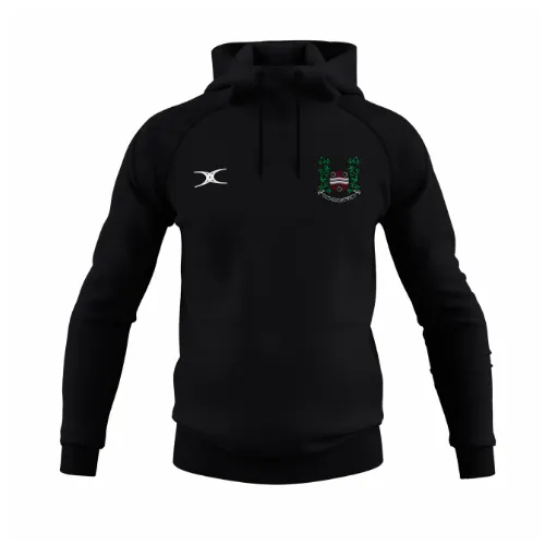 gilbert-rugby-gts-felpa-con-cappuccio-senior-nero-whitby-rfc image 1