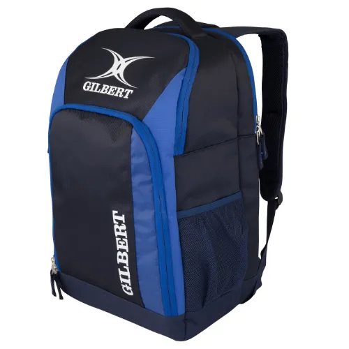 gilbert-rugby-leith-rfc-adult-navy-royal-club-rucksack-v3-zaino-rugby image 1