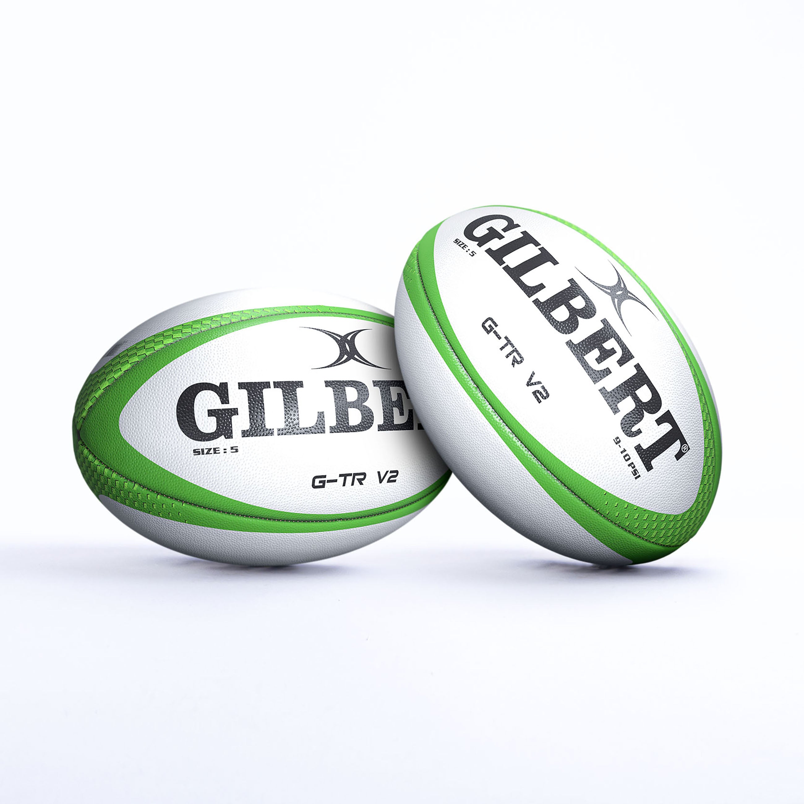 gilbert-rugby-gtr-v2-7s-pallone-da-allenamento-rugby-misura-5-verde image 1