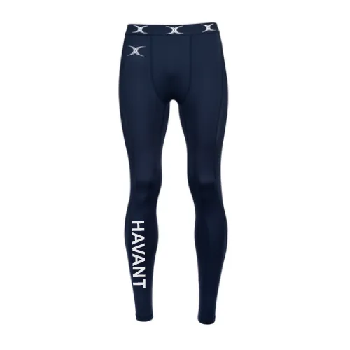 gilbert-rugby-havant-rfc-senior-atomic-x-ii-leggings-baselayer-blu-navy-scuro image 1