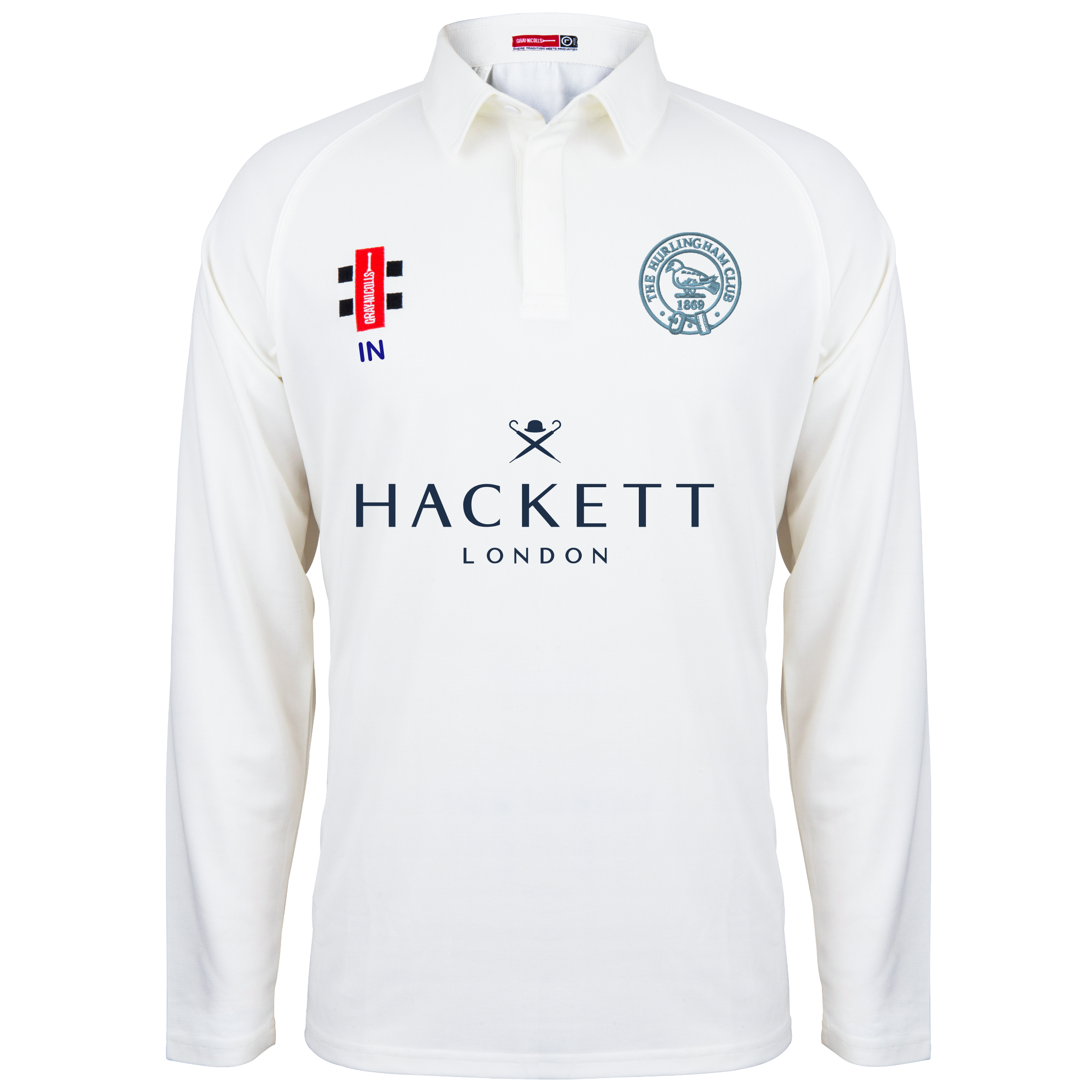 gray-nicolls-matrix-v2-maglia-cricket-manica-lunga-senior-avorio-hurlingham-cric image 1