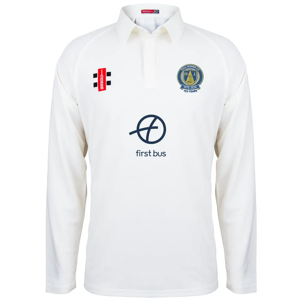 gray-nicolls-hall-bower-cc-senior-matrix-v2-maglia-l-s-ivory image 1