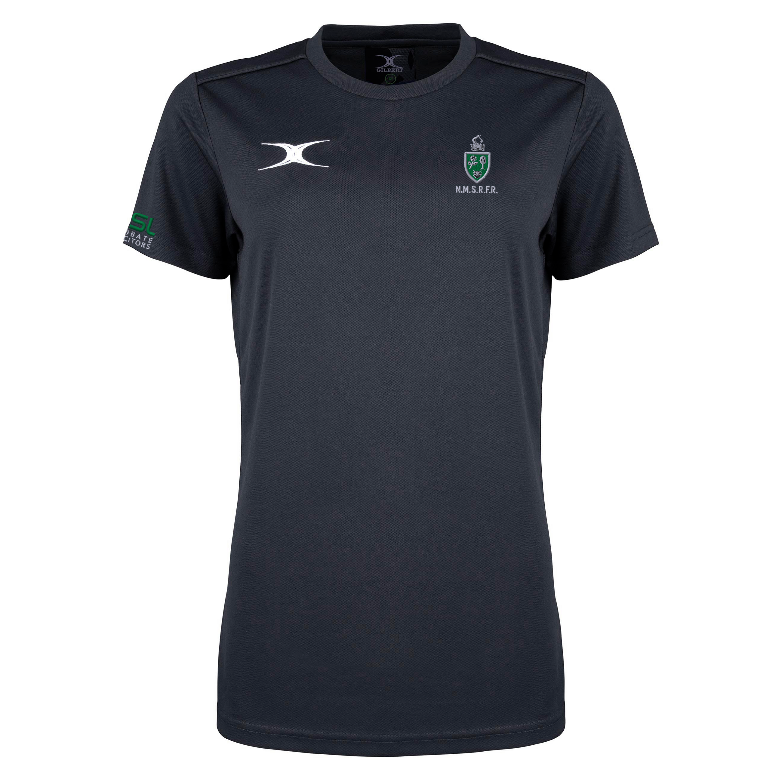 gilbert-rugby-photon-ii-s-s-tee-shirt-senior-north-midlands-referees-nero image 1