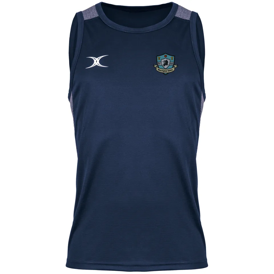gilbert-rugby-warrington-select-rfc-canotta-pro-uomo-blu-navy-senza-iniziali image 1