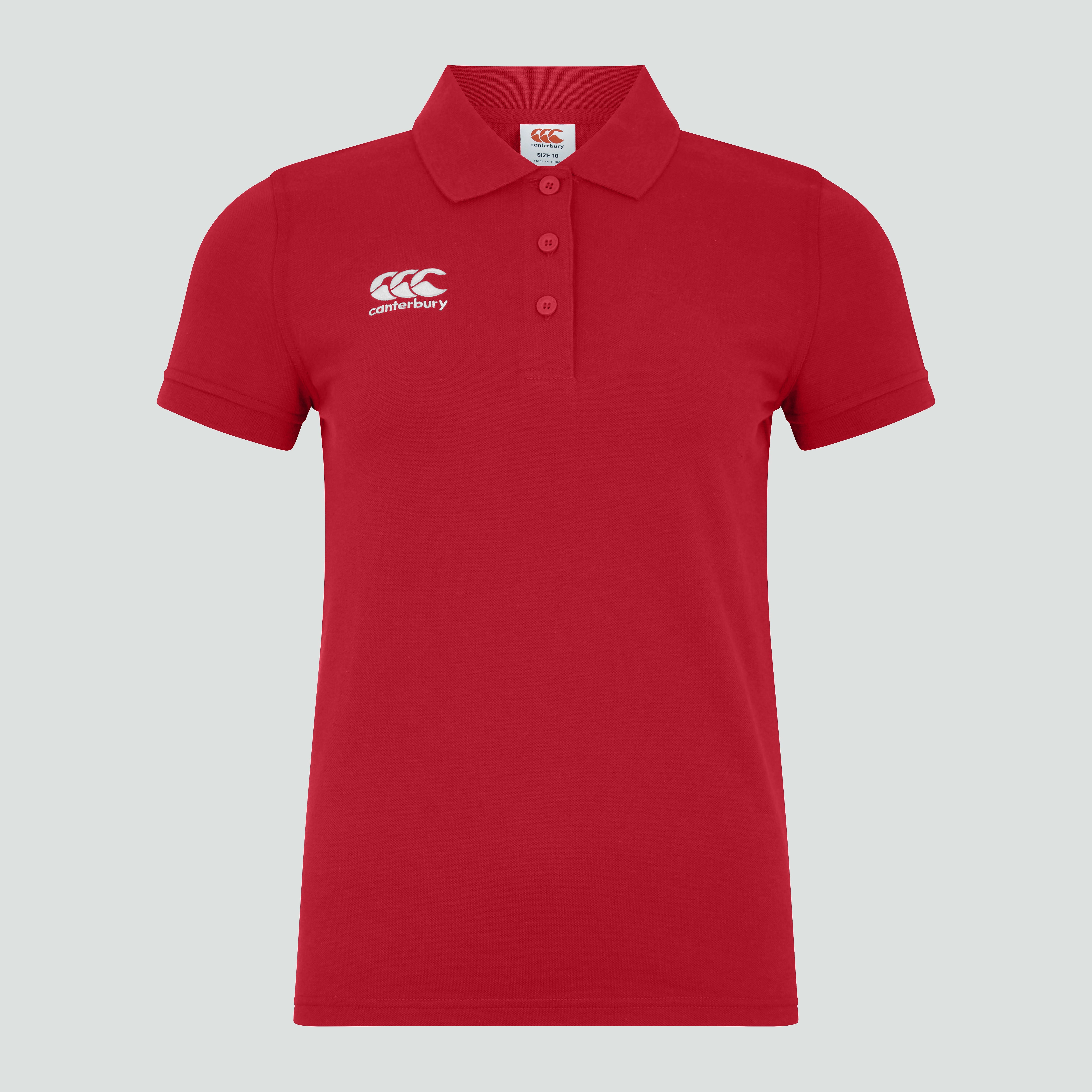 canterbury-waimak-polo-junior-unisex-rosso image 1