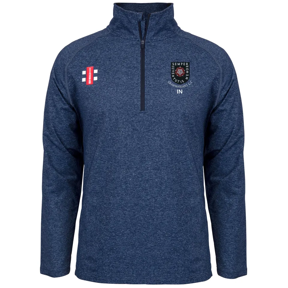 gray-nicolls-wellingborough-old-grammarians-senior-velocity-mid-layer-navy image 1
