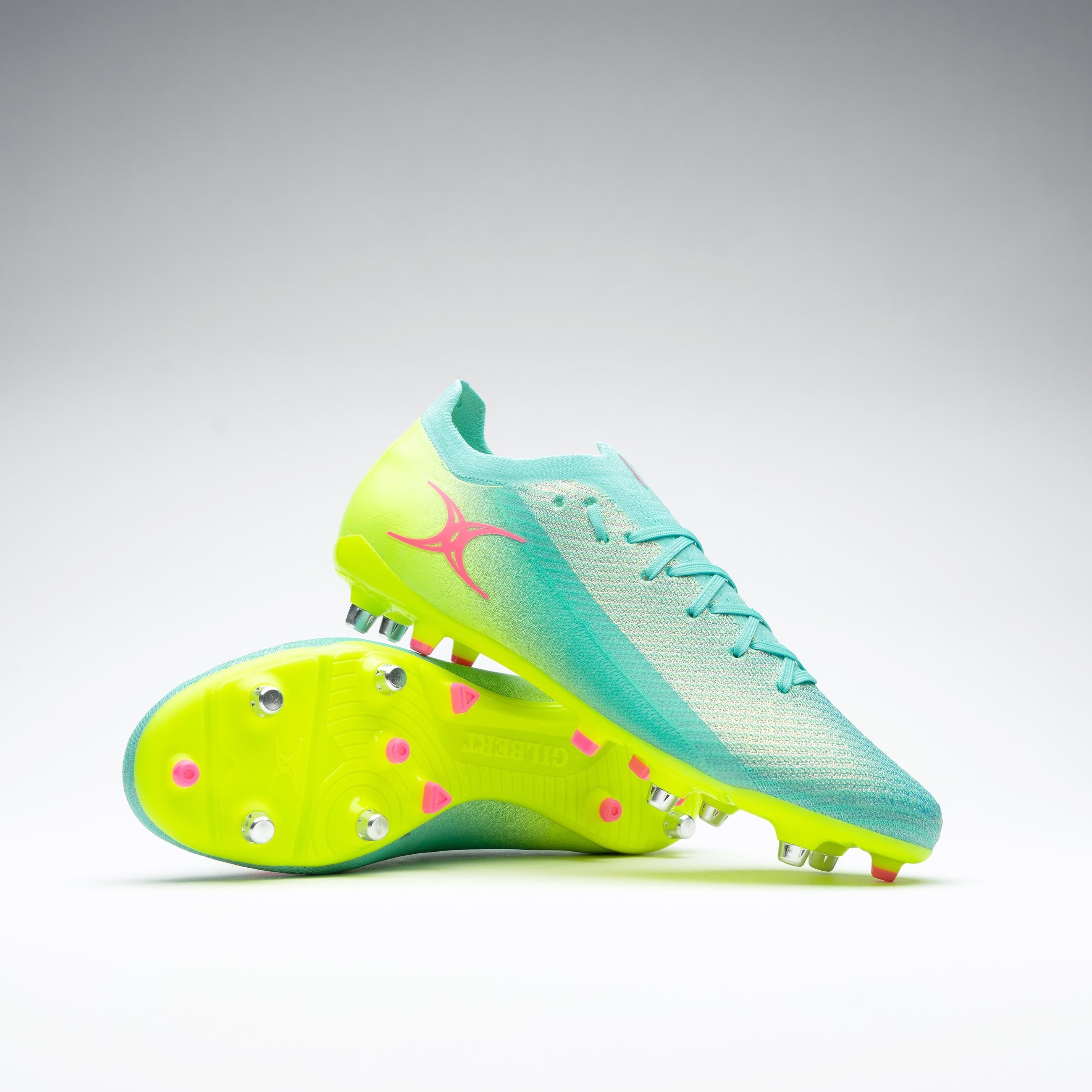 gilbert-rugby-speedster-6s-scarpe-rugby-senior-aqua-uk-6-eu-39-5 image 1