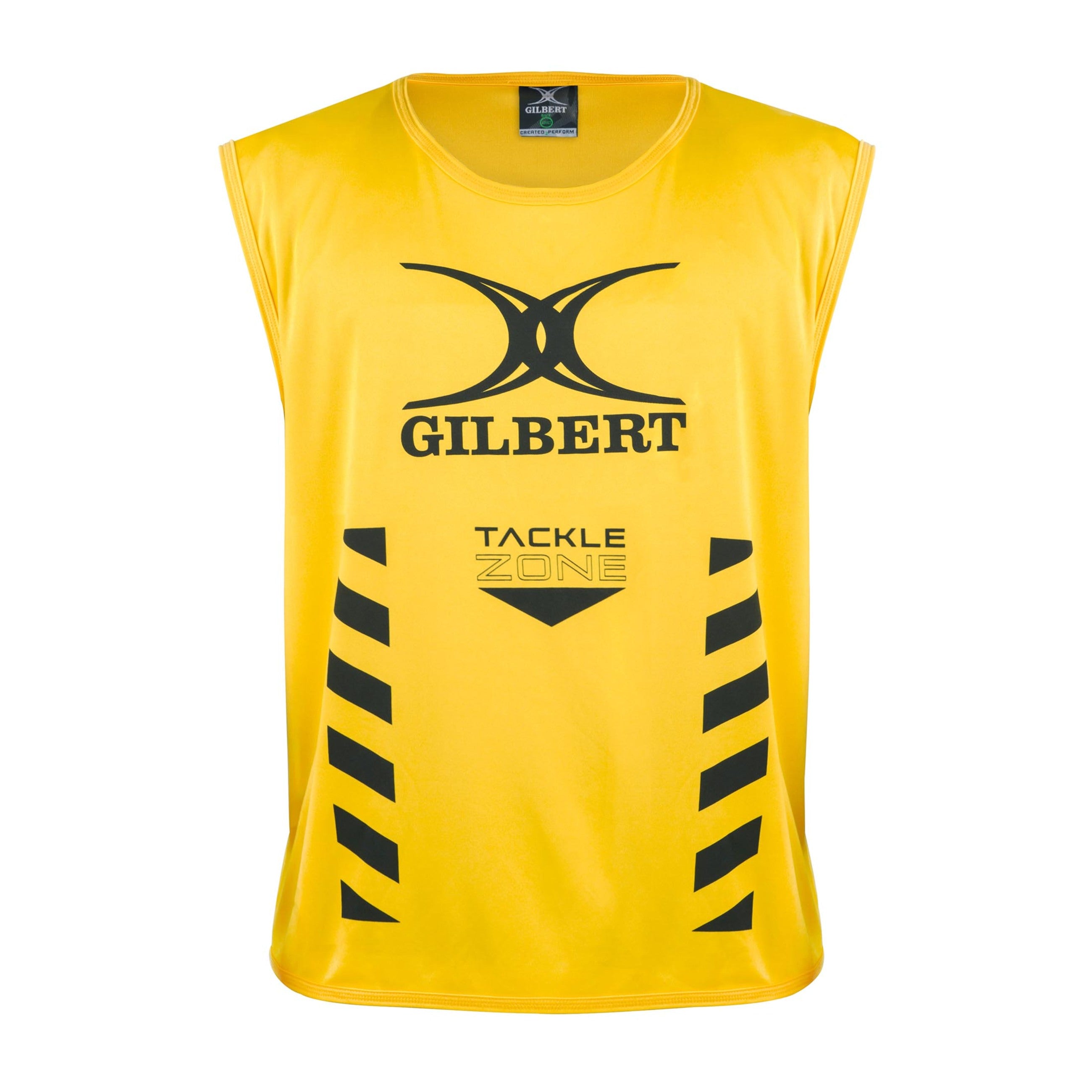 gilbert-rugby-tackle-zone-pettorina-allenamento-junior-gialla-rossa image 1
