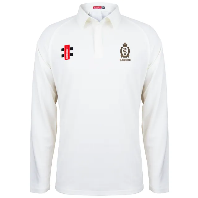 gray-nicolls-matrix-v2-maglia-cricket-manica-lunga-senior-royal-army-medical-ser image 1