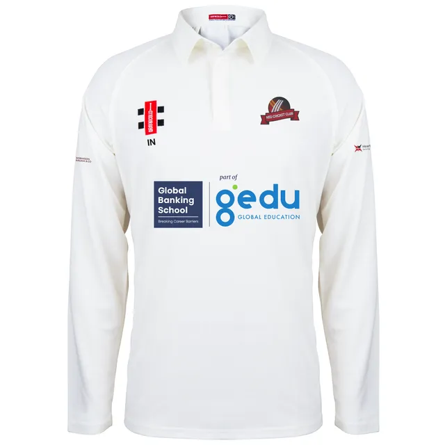 gray-nicolls-matrix-v2-maglia-cricket-manica-lunga-junior-neo-cricket-club-avori image 1