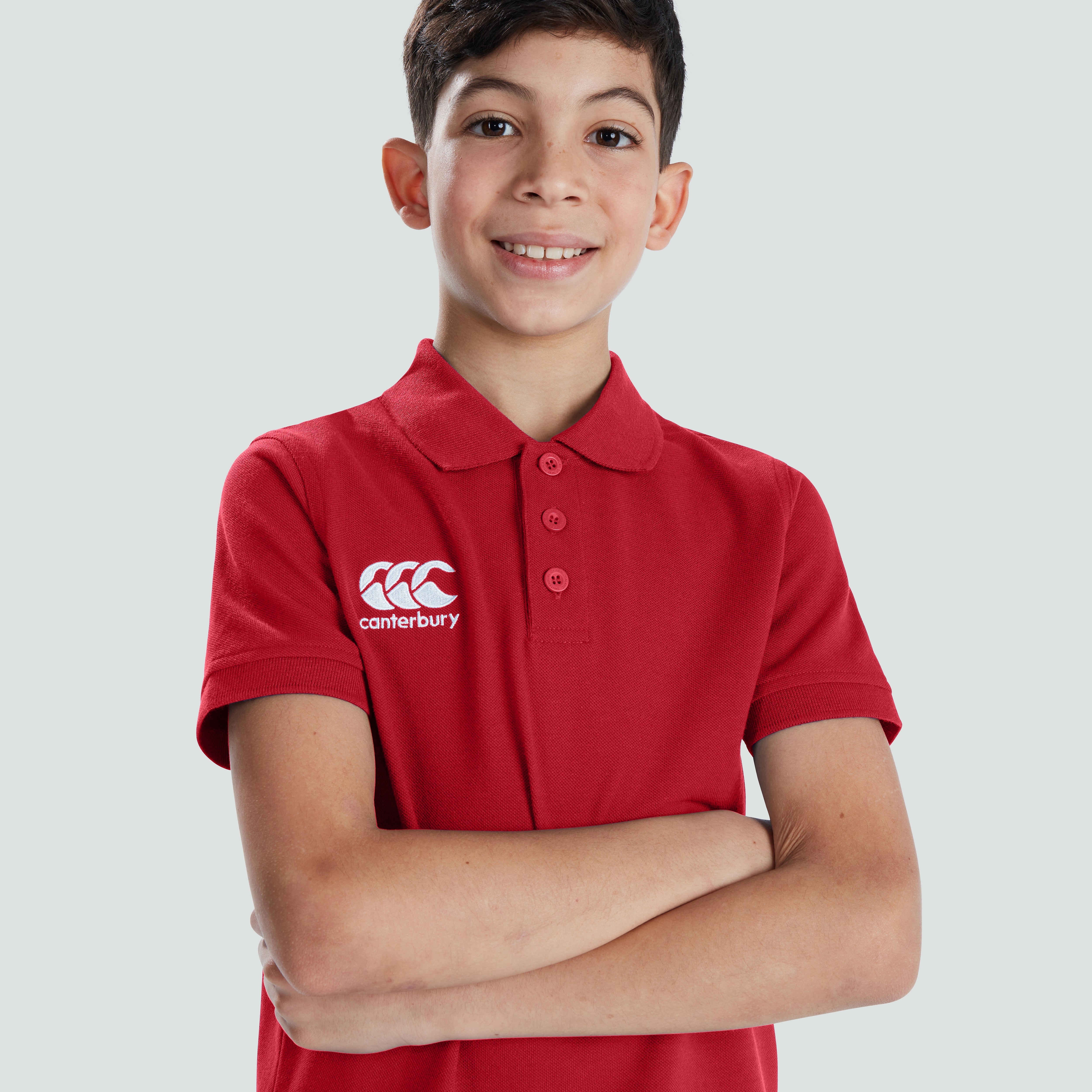 canterbury-waimak-polo-junior-unisex-rosso image 4