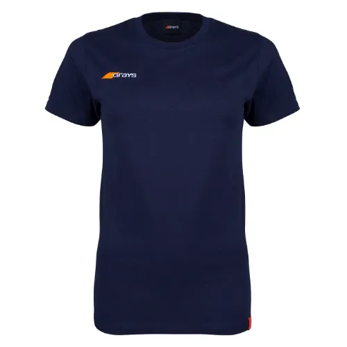 grays-oxted-hc-tangent-tee-donna-blu-navy-cotone-bio image 1