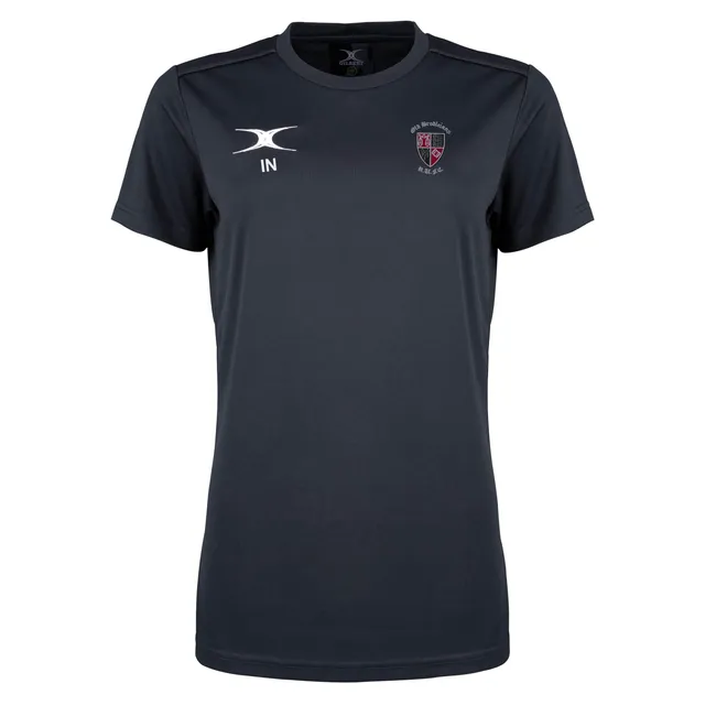 gilbert-rugby-old-brodleians-rufc-t-shirt-photon-ii-manica-corta-nera image 1