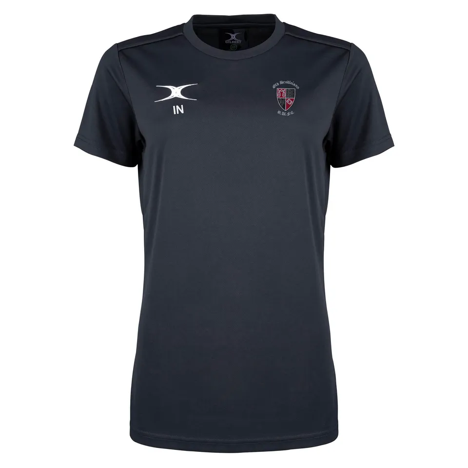 gilbert-rugby-old-brodleians-rufc-t-shirt-photon-ii-manica-corta-nera image 1