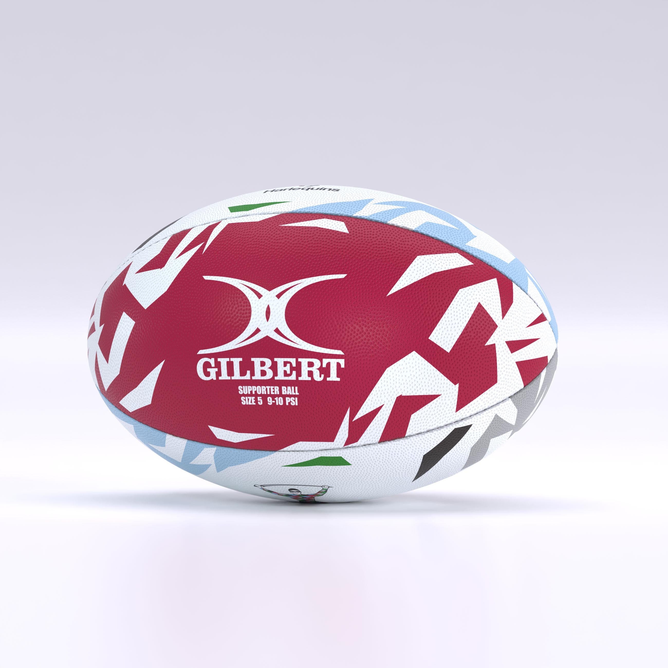 gilbert-rugby-pallone-supporter-harlequins-misura-4-5 image 4