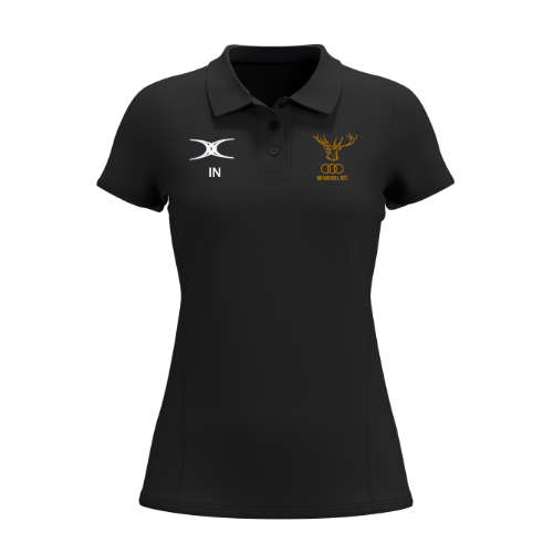 gilbert-rugby-atom-polo-manica-corta-donna-bracknell-rfc-nero image 1