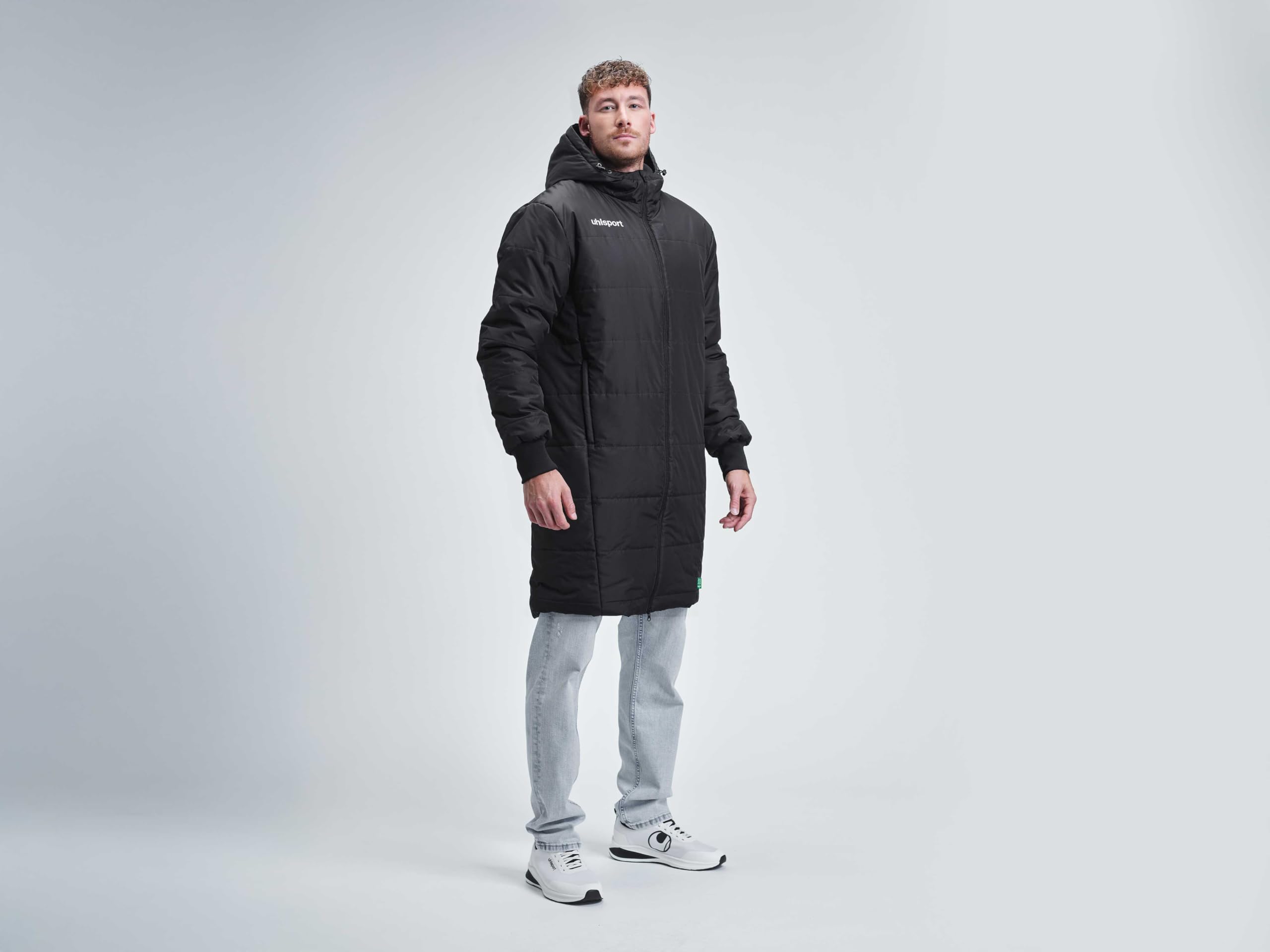 uhlsport-essential-winter-bench-jacket-giacca-invernale-lunga-stadio-unisex image 3