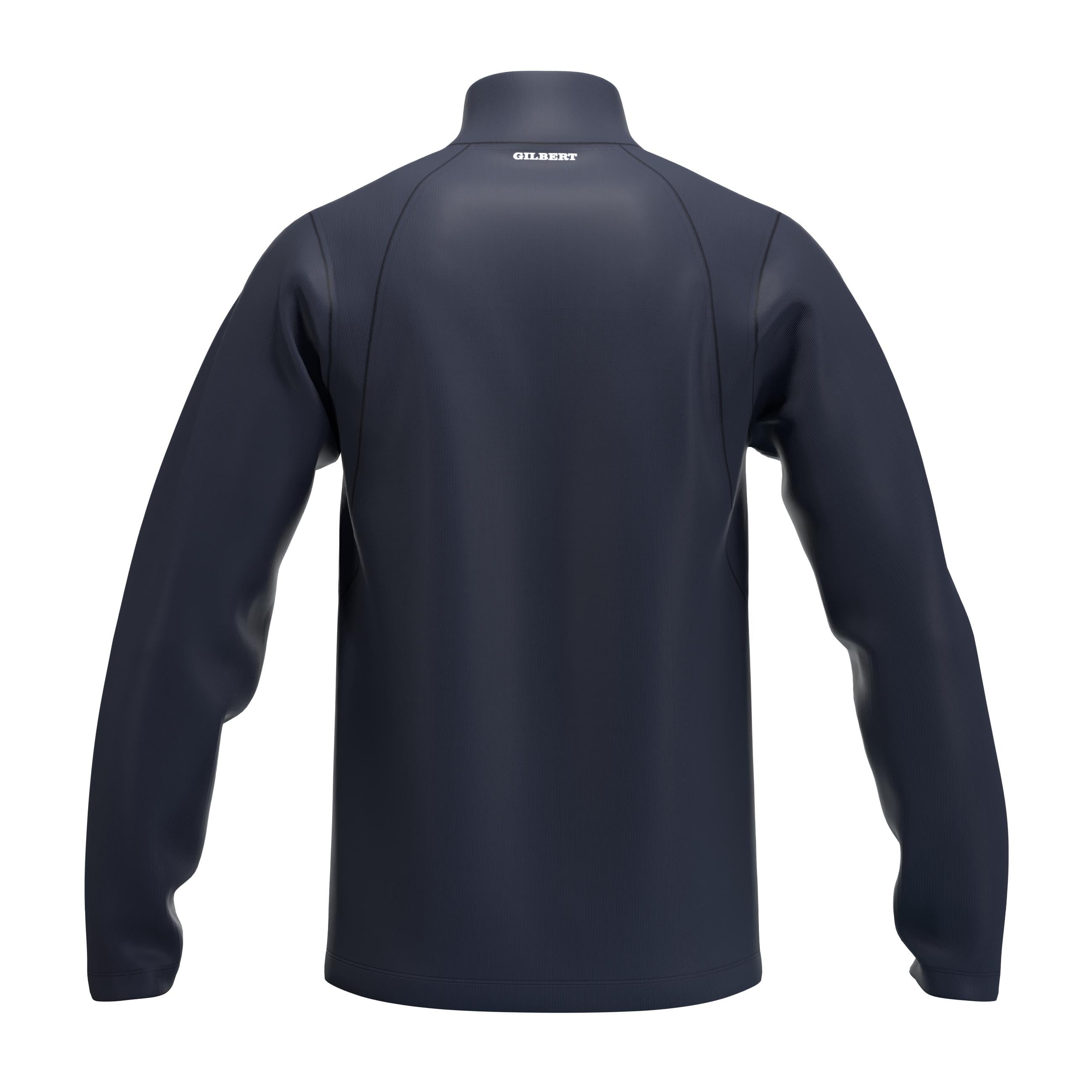 gilbert-rugby-atom-pile-1-4-zip-uomo-nero image 8
