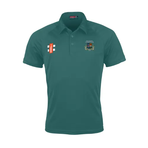 gray-nicolls-matrix-v2-polo-cricket-bambino-thrapston-cc-verde-manica-corta image 1