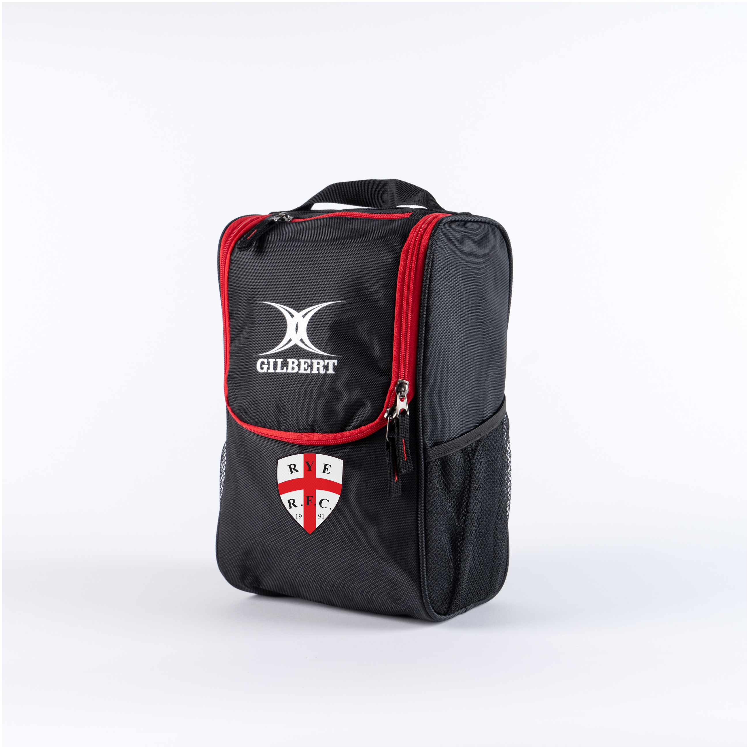 gilbert-rugby-rye-rugby-club-v4-borsone-porta-scarpe-nero-rosso image 1