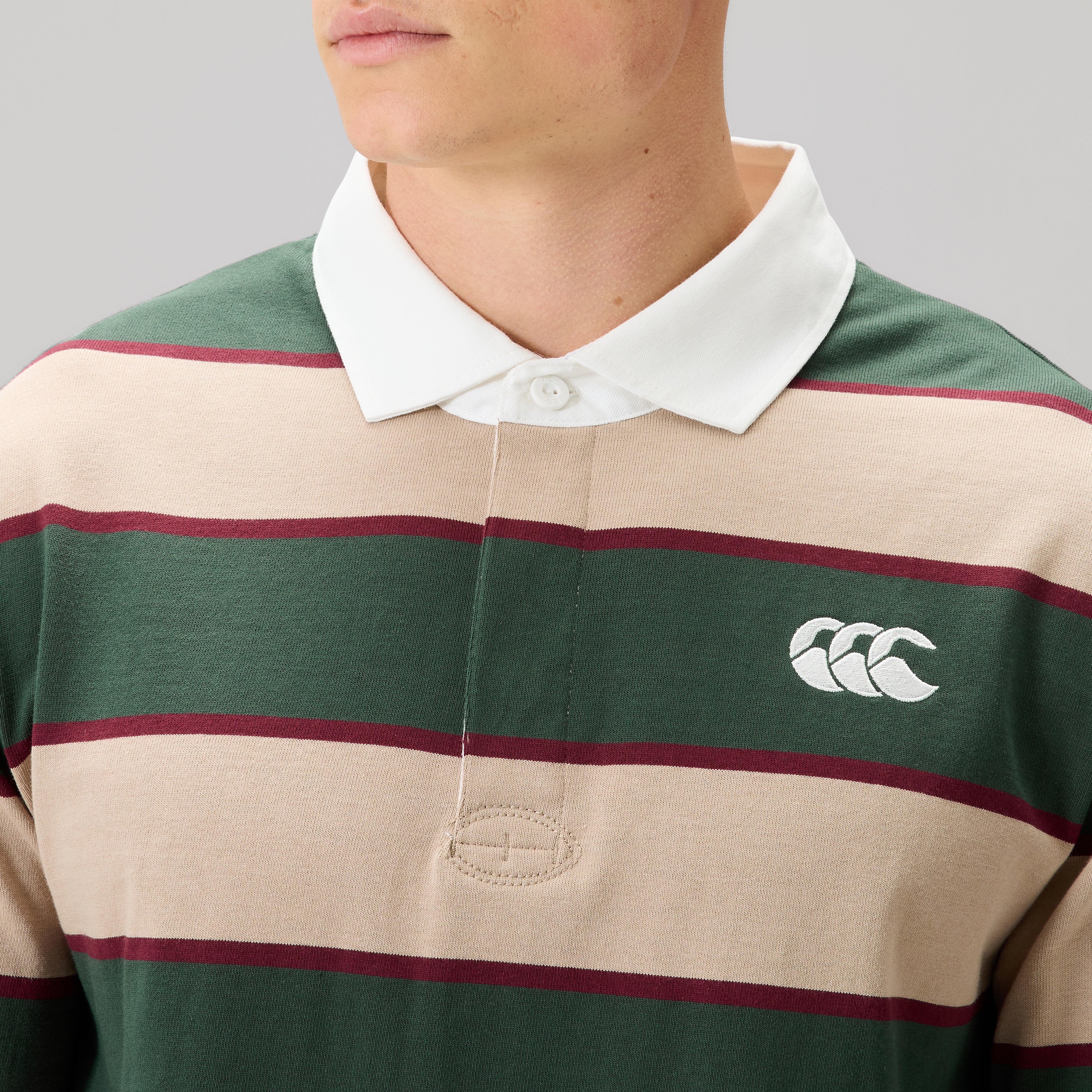 canterbury-fundamentals-stripe-maglia-rugby-uomo-verde image 5