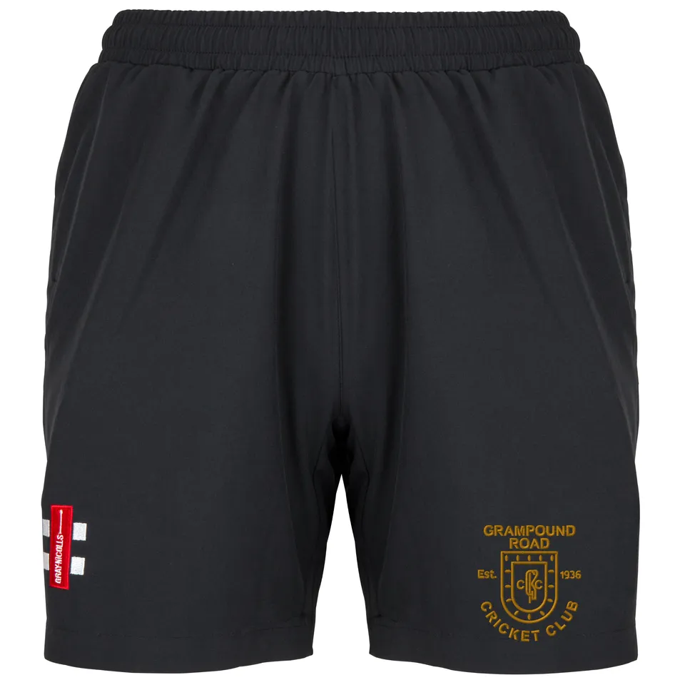 gray-nicolls-grampound-road-cc-donna-pantaloncini-velocity-neri image 1