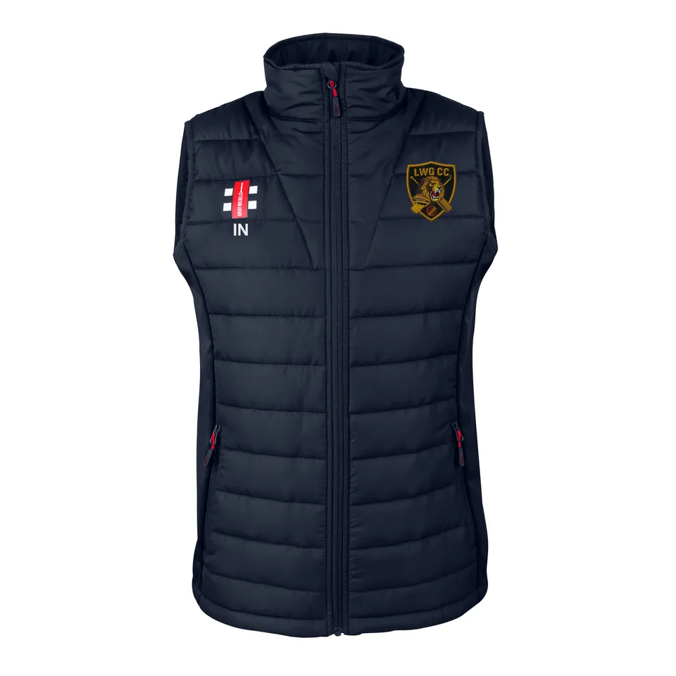 gray-nicolls-luton-women-girls-cricket-club-senior-pro-performance-bodywarmer-ne image 1
