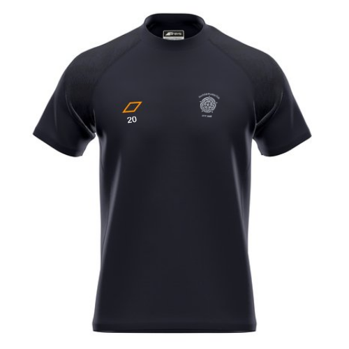 grays-rochdale-hc-gts-maglia-training-senior-manica-corta-nera image 1
