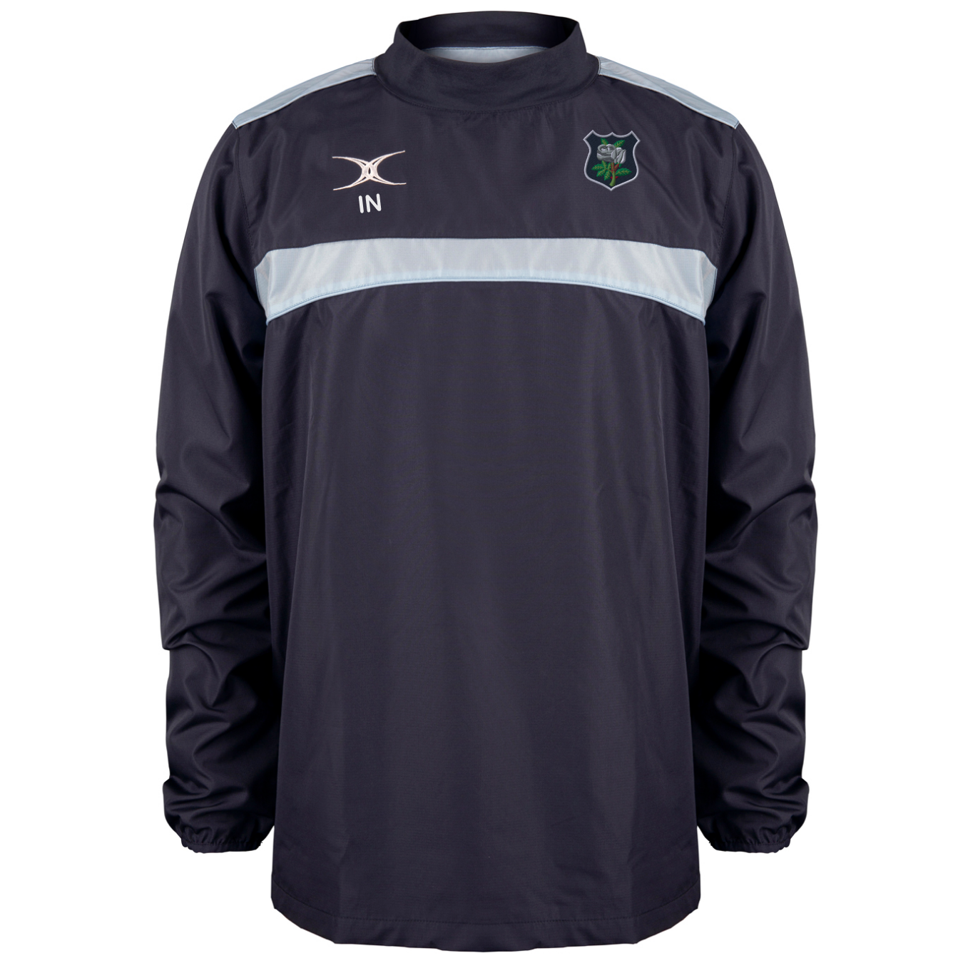 gilbert-rugby-photon-giacca-warm-up-bambino-yorkshire-rfu-coaches-blu-navy-azzur image 1