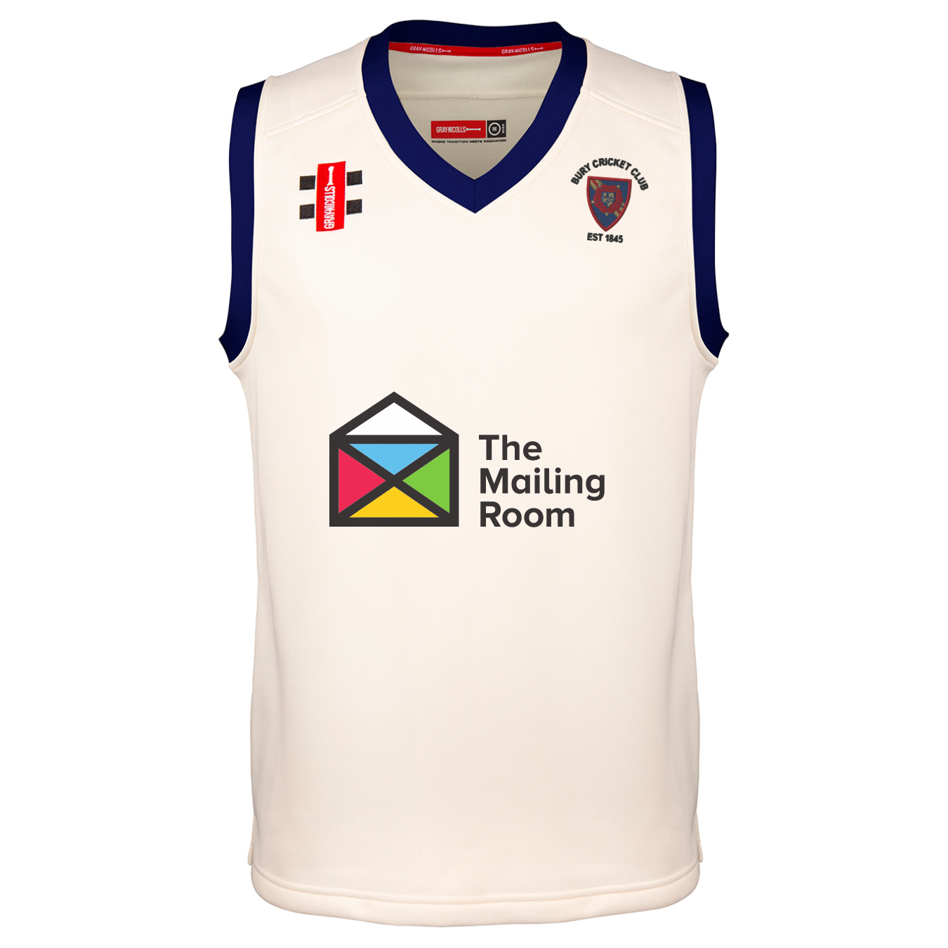gray-nicolls-bury-cc-senior-pro-performance-slipover-da-match-avorio-navy image 1