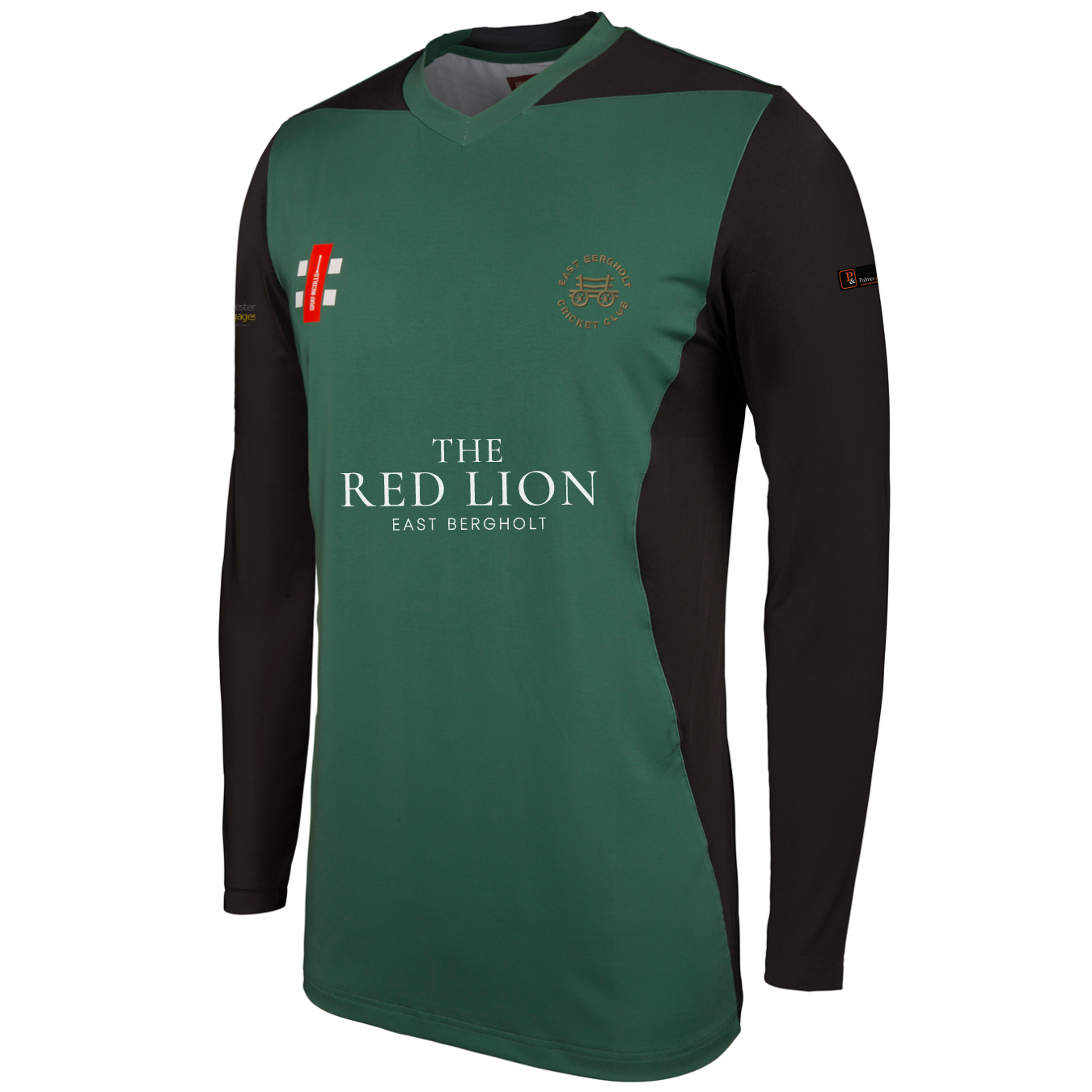 gray-nicolls-pro-performance-maglia-training-manica-lunga-east-bergholt-cc-verde image 1
