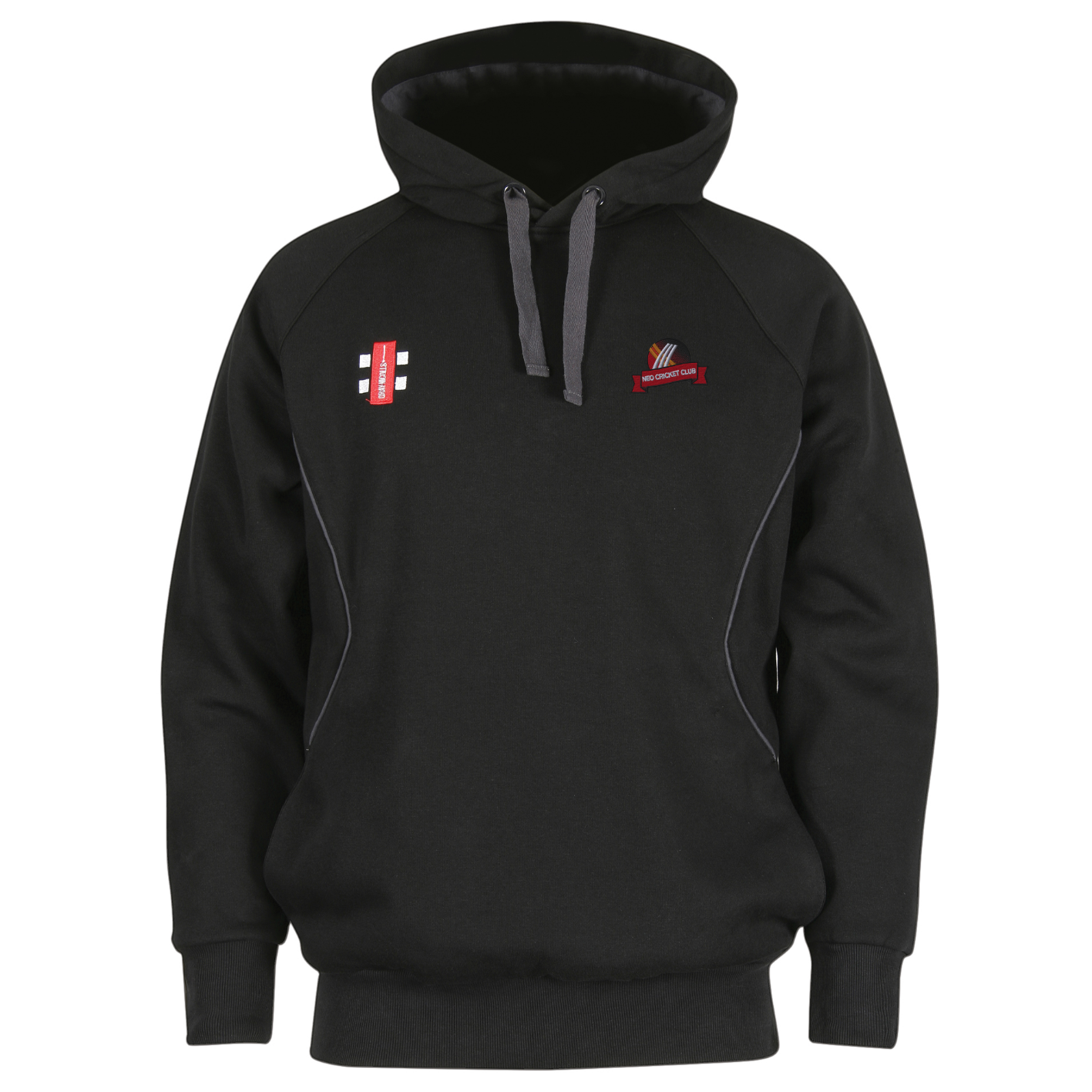 gray-nicolls-neo-cricket-club-bambino-storm-felpa-hoodie-nero image 1