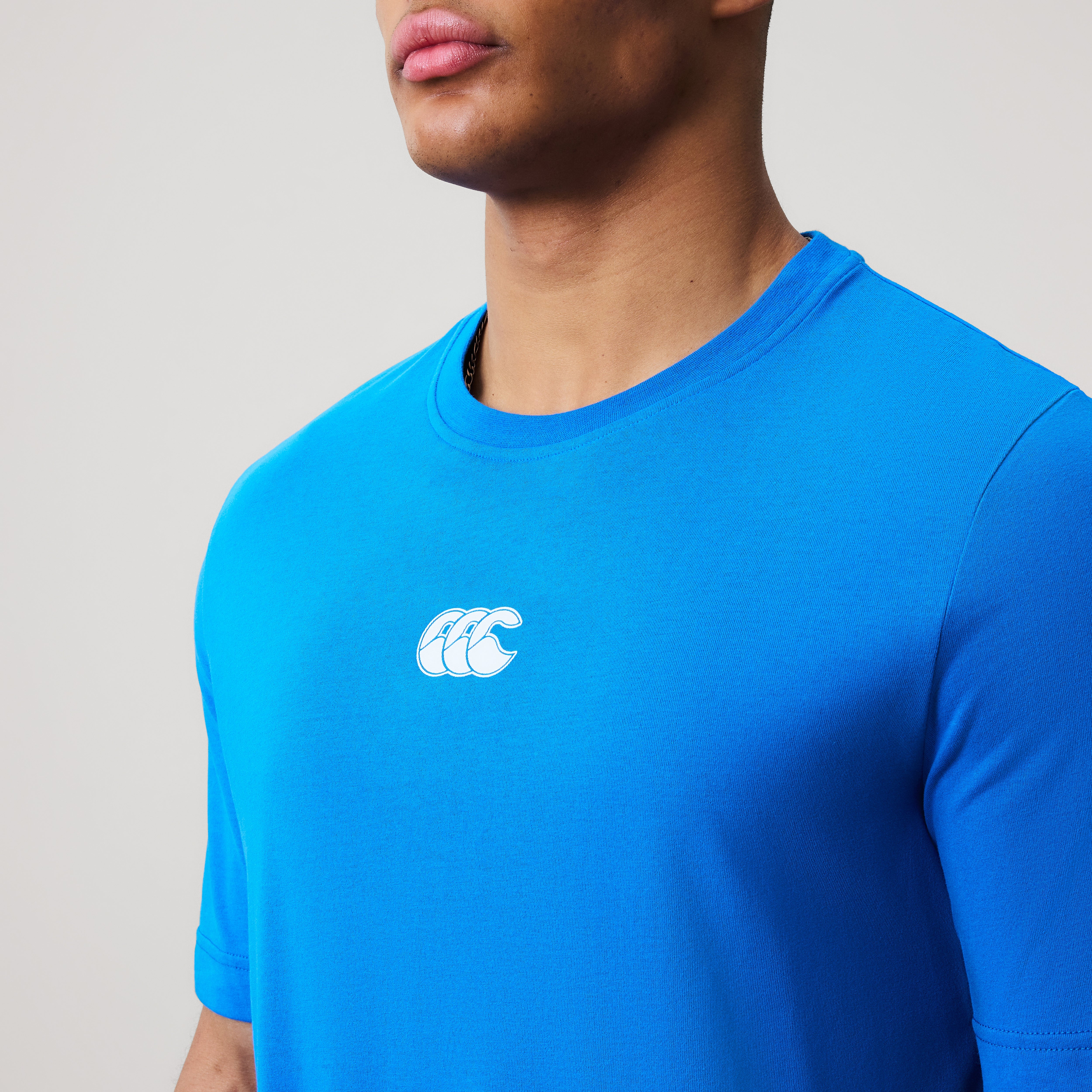 canterbury-tempo-training-tee-unisex-t-shirt-allenamento-rugby-blu image 7