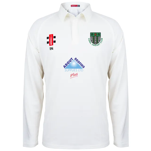 gray-nicolls-capel-cricket-club-maglia-matrix-v2-manica-lunga-avorio-u9-11 image 1