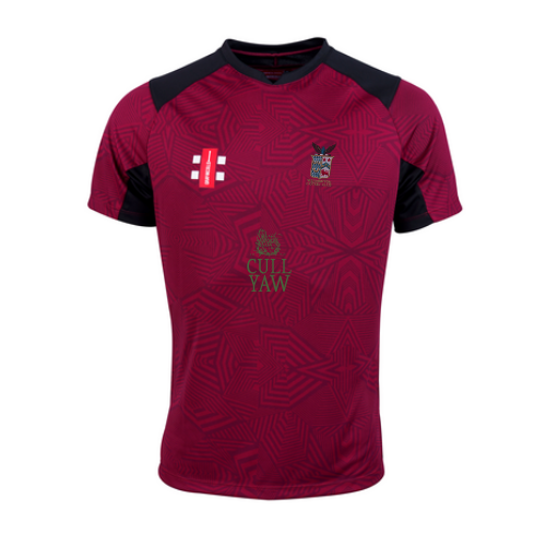 gray-nicolls-pro-t20-maglia-cricket-s-s-werrington-cc-senior-maroon-black image 1