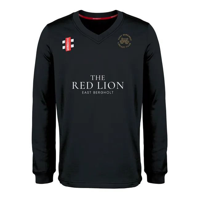 gray-nicolls-east-bergholt-cricket-club-adult-pro-performance-match-sweater-blac image 1
