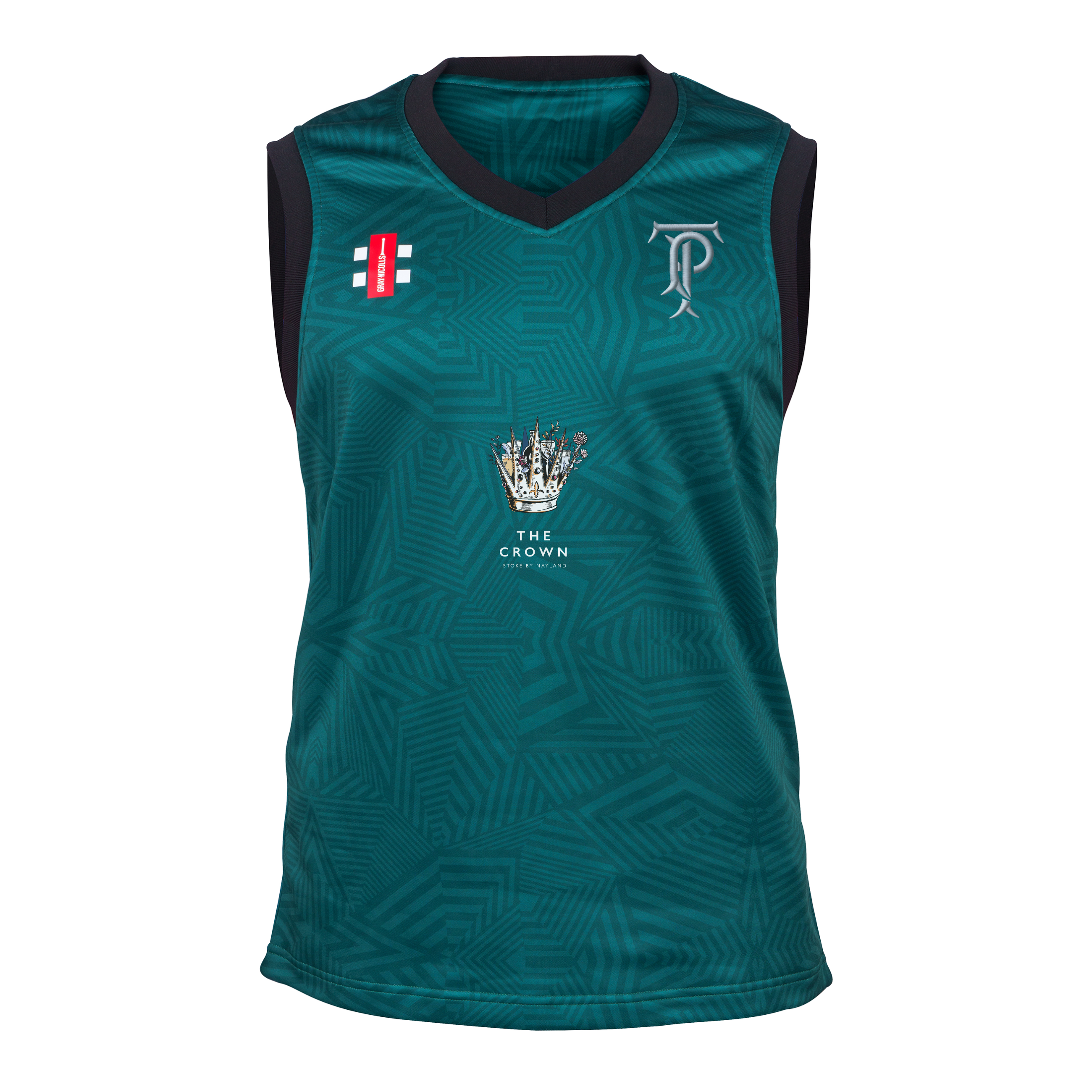 gray-nicolls-pro-t20-slipover-cricket-junior-verde-tendring-park-cc image 1