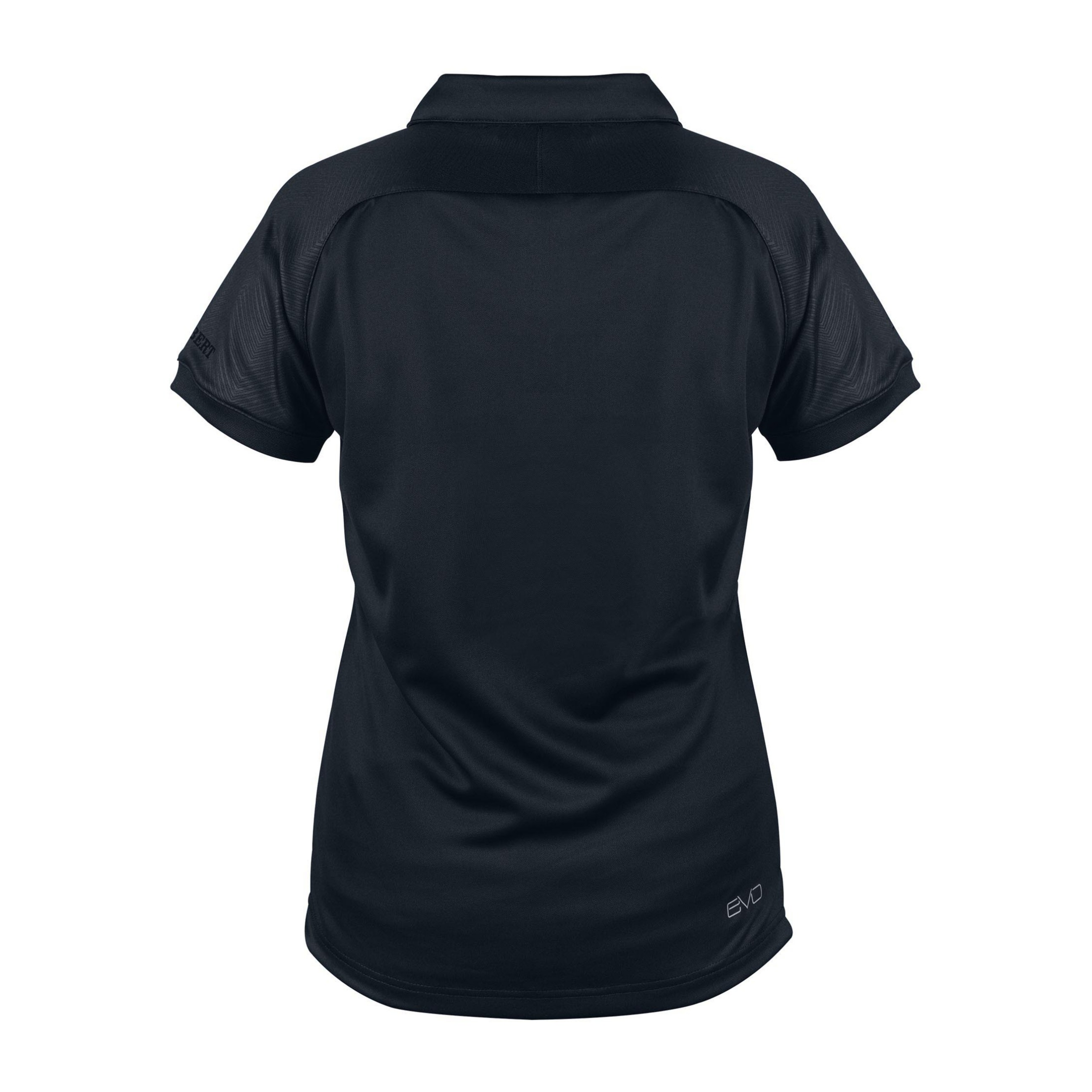 gilbert-rugby-evo-polo-donna-manica-corta-nera-rugga-coffee image 2