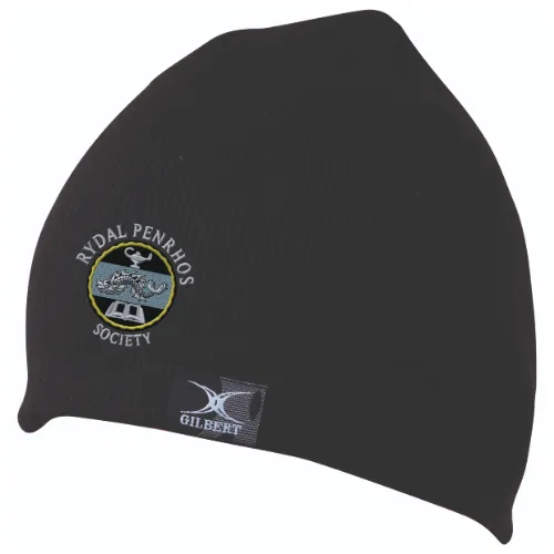 gilbert-rugby-beanie-rydal-penrhos-rfc-adulto-nero-cappello-invernale-doppio-str image 1
