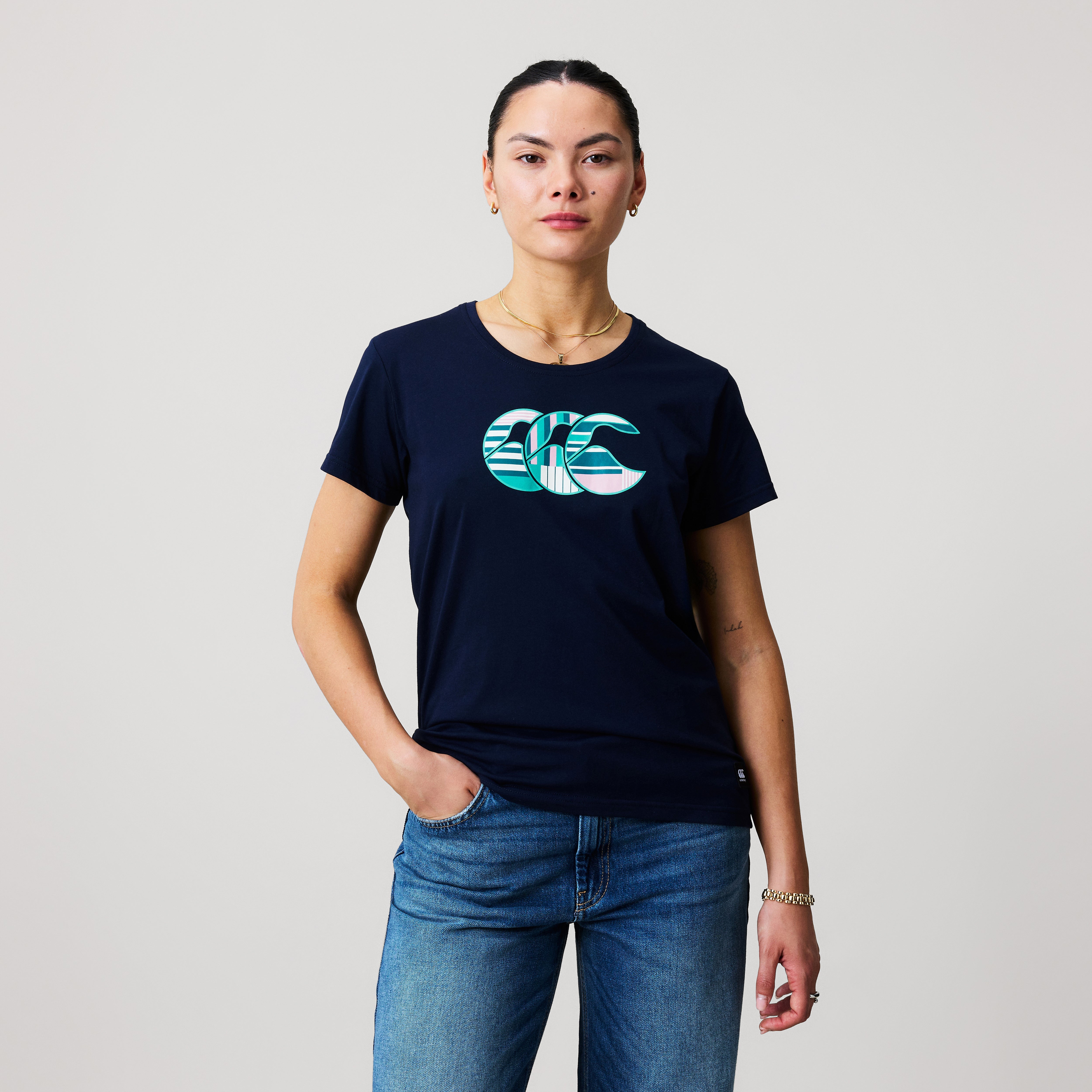 canterbury-uglies-logo-tee-donna-navy image 3