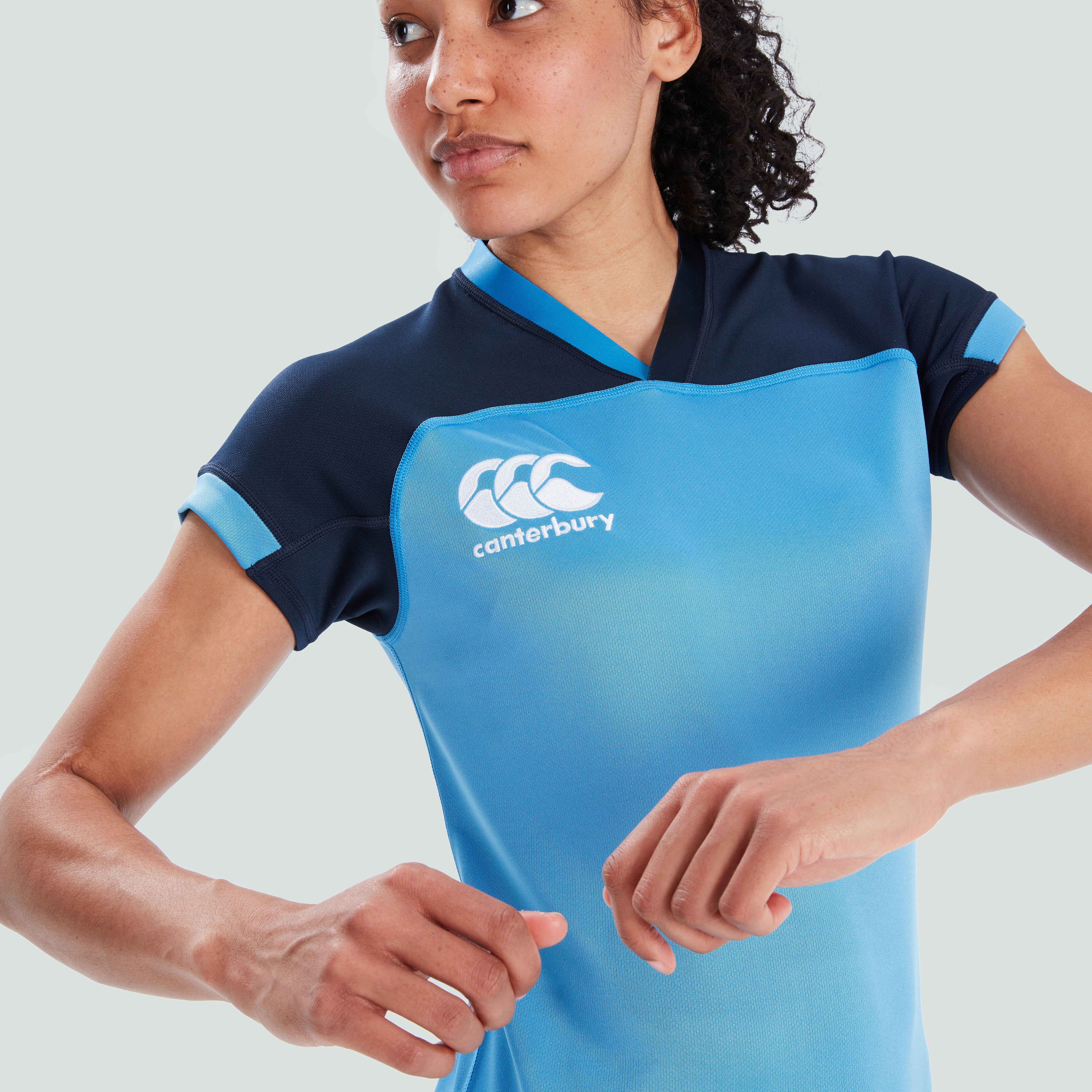 canterbury-vapodri-evader-jersey-blue-donna-maglia-rugby-donna image 3