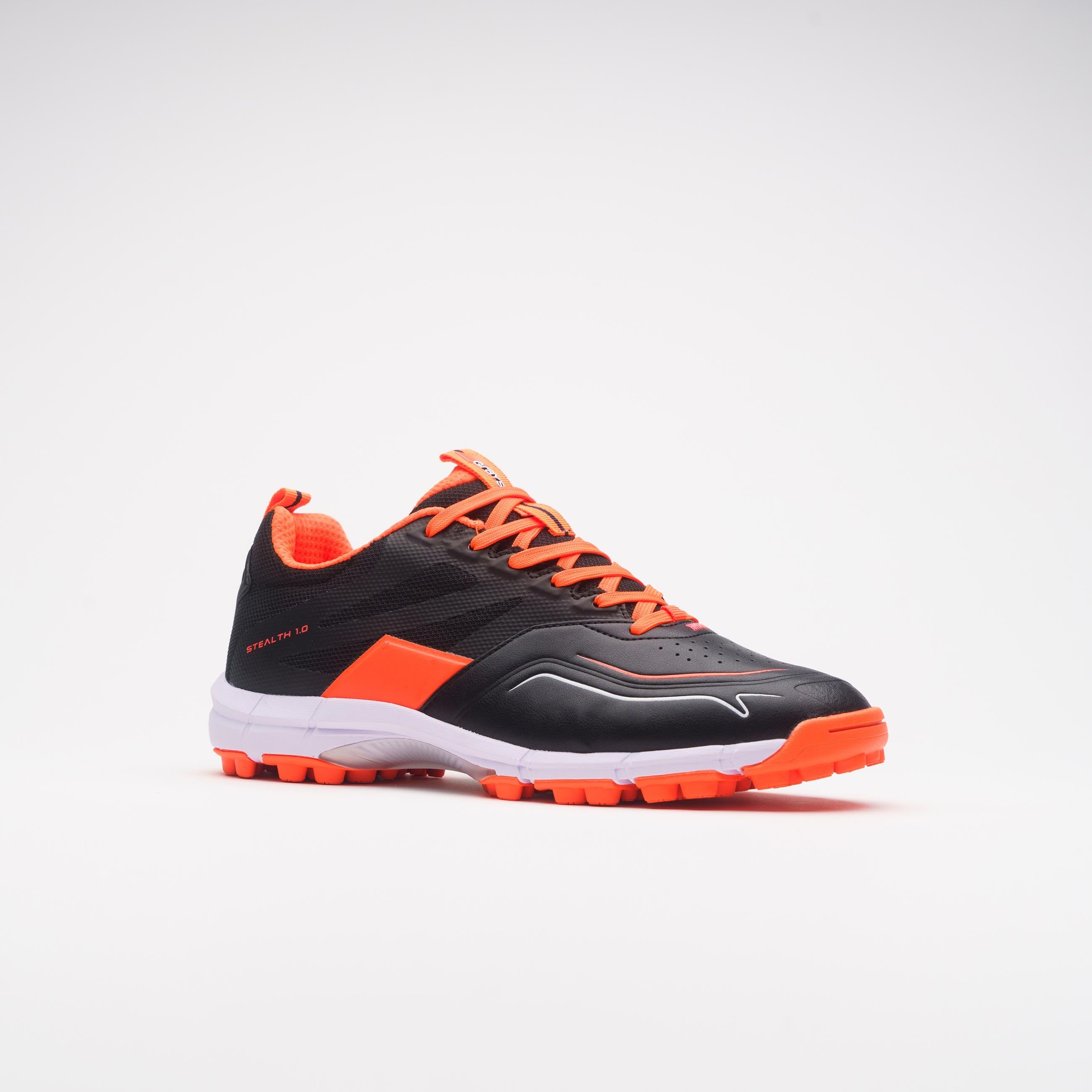 grays-stealth-scarpa-hockey-junior-nero-arancione image 5