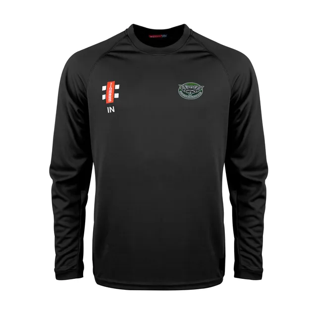 gray-nicolls-matrix-v2-l-s-tee-maglia-manica-lunga-cricket-ipscol-cc-junior-nera image 1
