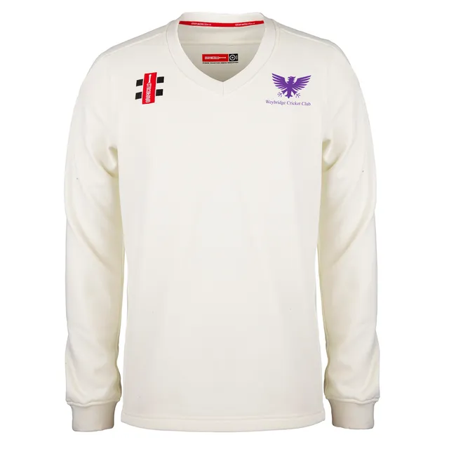 gray-nicolls-weybridge-cc-senior-pro-performance-sweater-avorio image 1