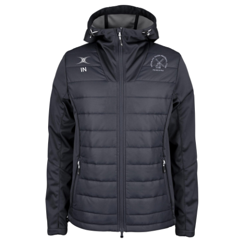gilbert-rugby-ditchling-rfc-adulto-giacca-full-zip-pro-active-nera-senior image 1