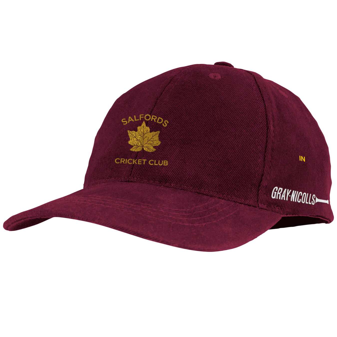 gray-nicolls-salfords-cc-pro-fit-cap-bordeaux image 1
