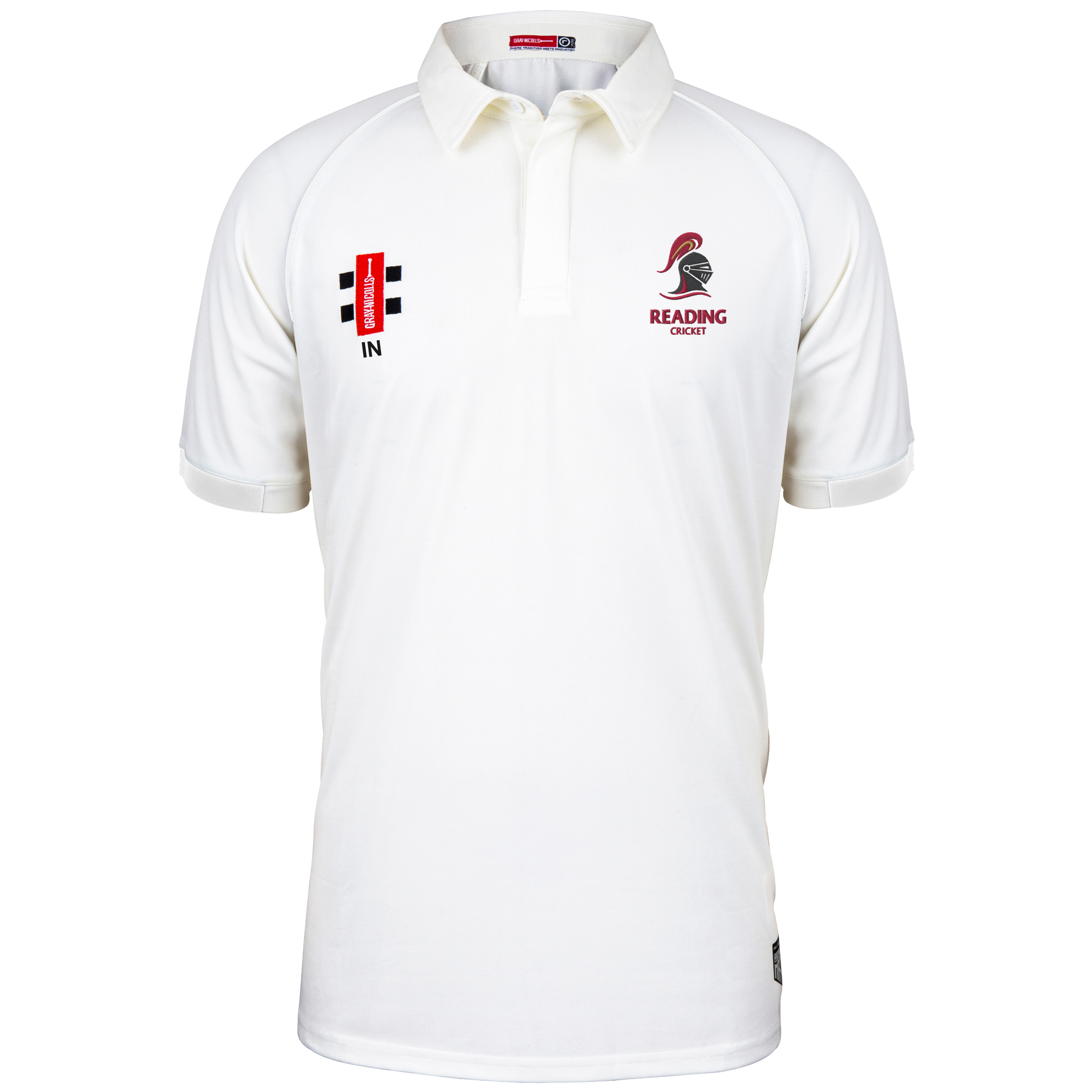 gray-nicolls-matrix-v2-maglia-cricket-s-s-avorio-senior-reading-university image 1