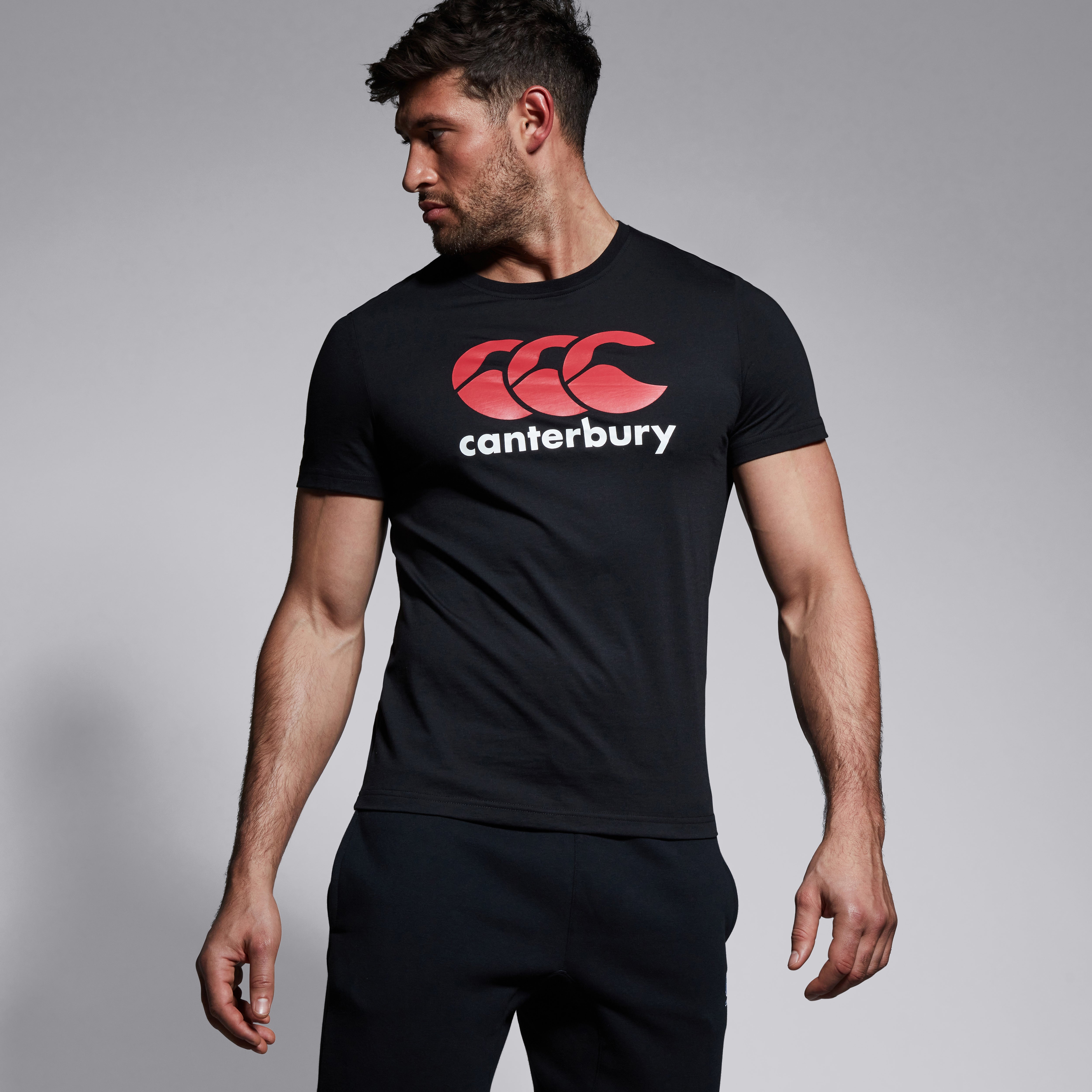 canterbury-ccc-logo-tee-nera-uomo image 3