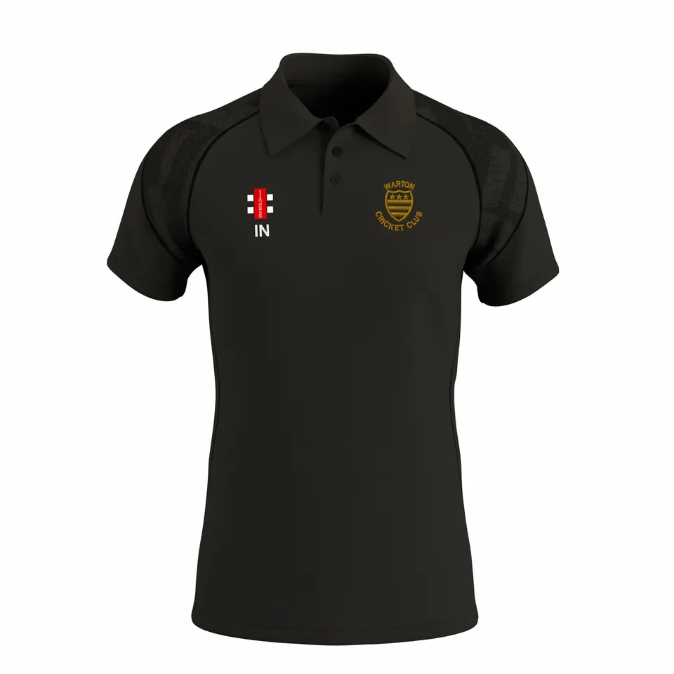gray-nicolls-gts-polo-manica-corta-senior-warton-cc-nero image 1