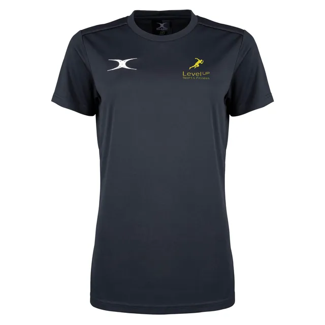 gilbert-rugby-photon-ii-t-shirt-junior-levelup-nero-manica-corta image 1